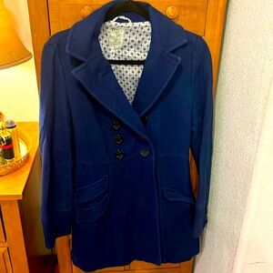 Blue coat size Medium